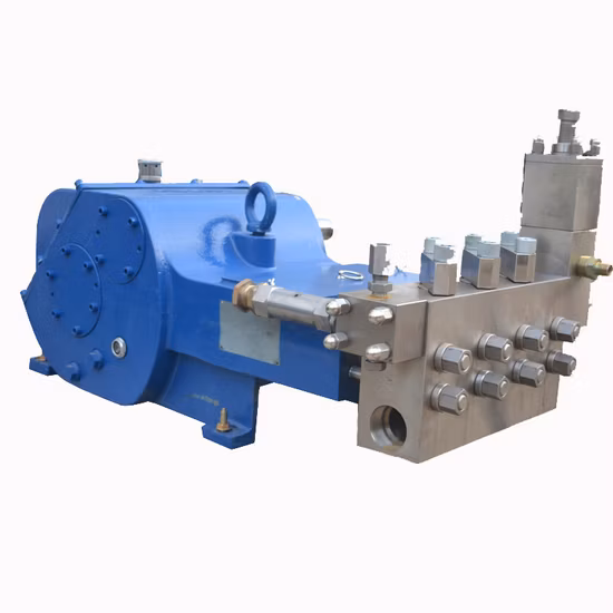 Bomba de alta pressão triplex grande da limpeza do esgoto do fluxo de água 200bar