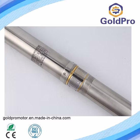 4sdm fio de cobre de alta velocidade, impulsor de plástico, corpo de aço inoxidável multiestágio, drenagem submersível, bomba elétrica de água de poço profundo com controlador MPPT